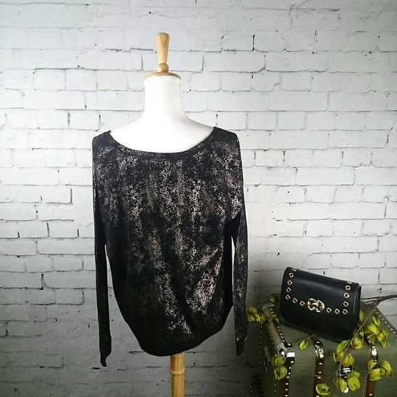 NWT Rock & Republic metallic snakeskin print top - Picture 3 of 5